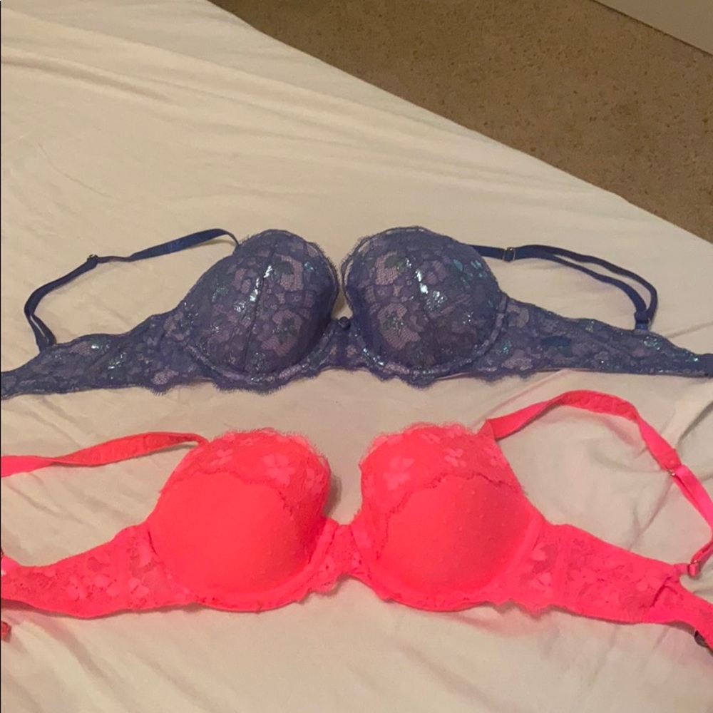 Two Victoria secret bras 34C